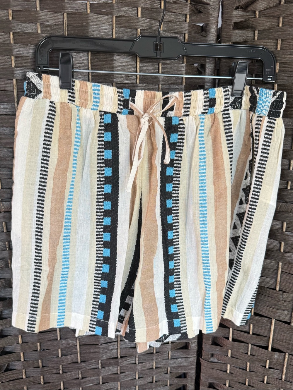 *NEW*Sz XL*Elan*Cotton Blend Cover-Up Drawstring Shorts